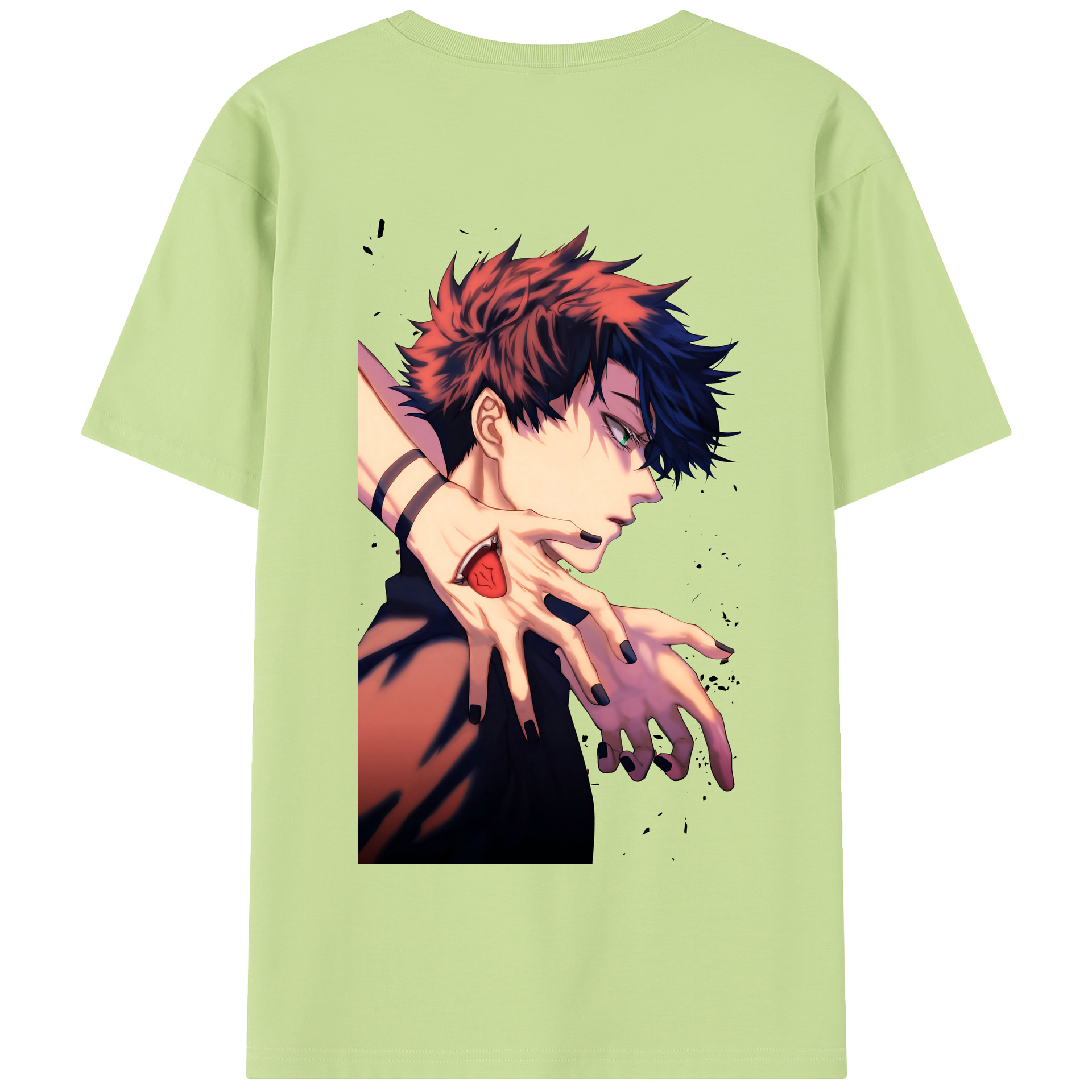 （画像用） 呪術廻戦 Jujutsu Kaisen 綿100％半袖Tシャツ（背面プリント）